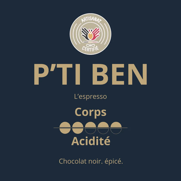 Café en grain LE P'TIT BEN - 250gr
