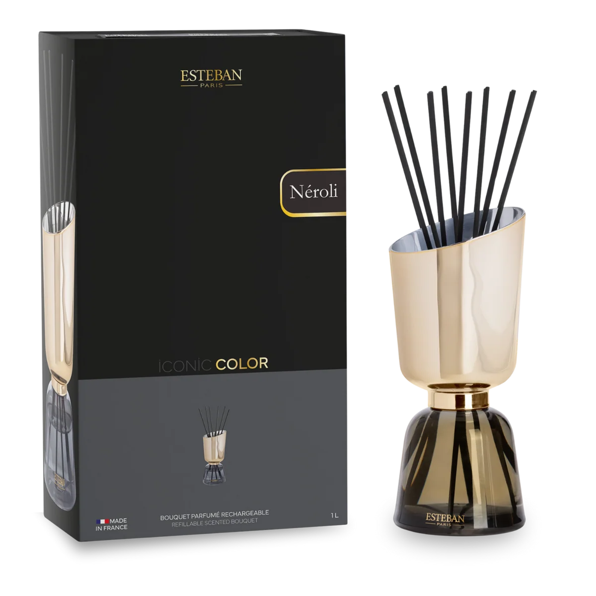 Bouquet parfumé - Néroli - Iconic Color - rechargeable - 1L