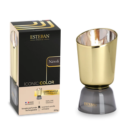 Bougie parfumée - Néroli - Iconic Color - rechargeable - 200g