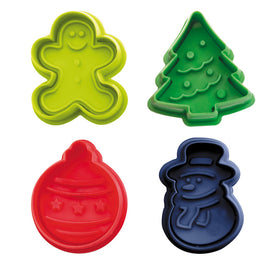 Emporte pièce avec poussoir de Noël