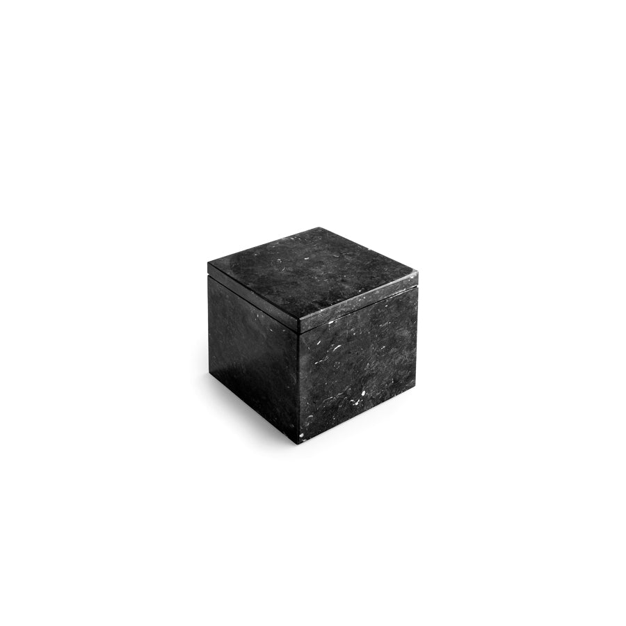 Salière en marbre noir