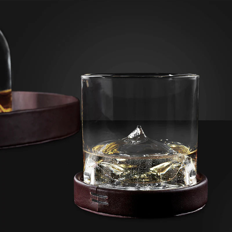 Set de 4 sous-verres en cuir LIITON