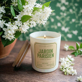 Bougie Parfumée Jardin Parisien  - Jasmin & Santal