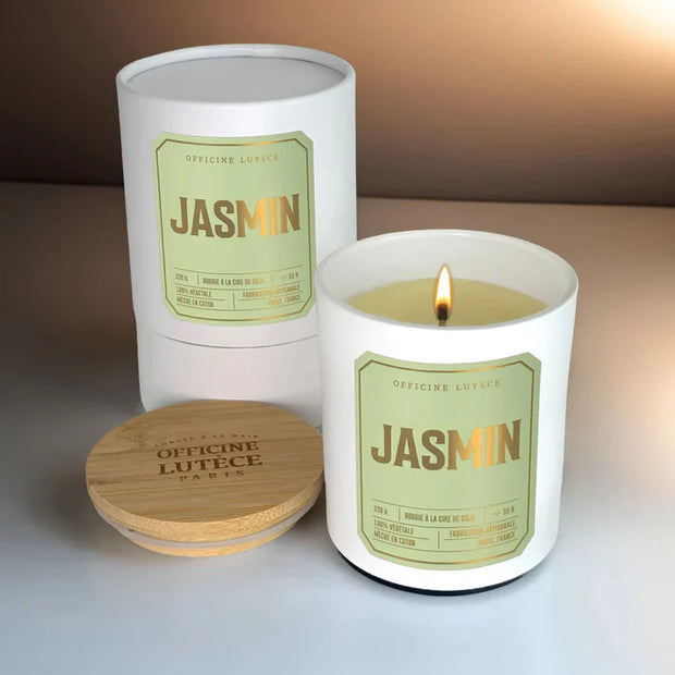 Bougie parfumée Jasmin- Officine Lutèce