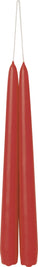 Bougie Conique 24 cm Set de 2 pces Red, Ihr
