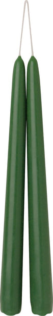 Bougie Conique 24 cm Set de 2 pces Vert Foncé, Ihr