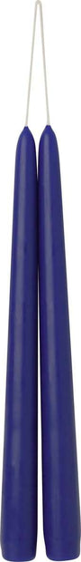 Bougie Conique 24 cm Set de 2 pces Bleu, Ihr