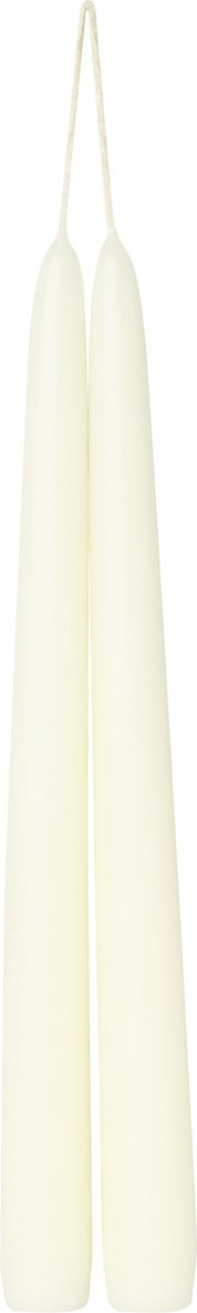 Bougie Conique 24 cm Set de 2 pces Ivoire, Ihr