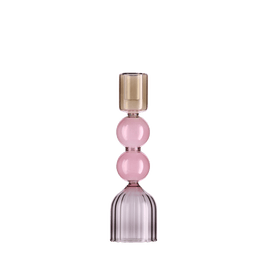 Bougeoir en verre mluti-couleurs - MEDELIN Taille M