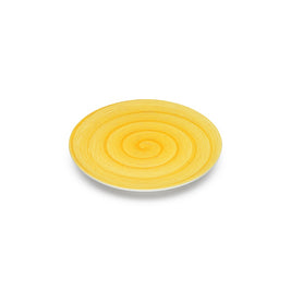 Assiette plate MEMENTO, 27cm, JAUNE, SERAFINO