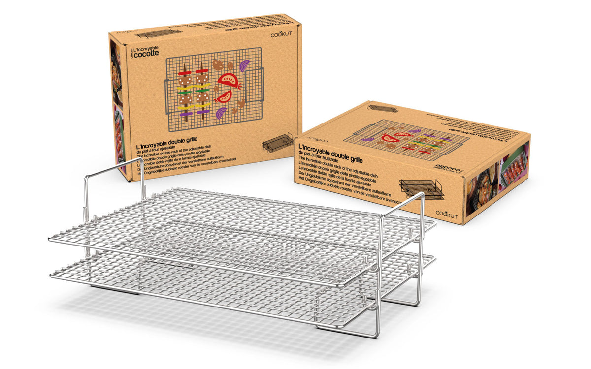 Le formidable double grille de cuisson