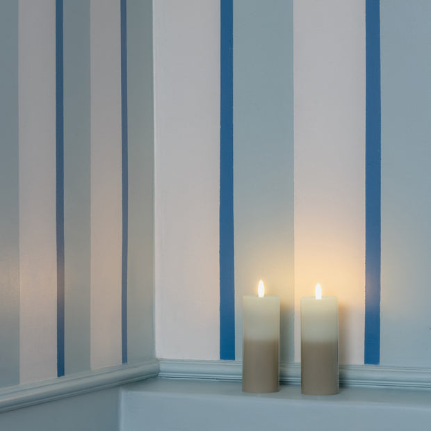 Bougie Led cire véritable, multi-couleurs rose