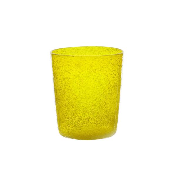 Verre à cocktail JAUNE -MEMENTO