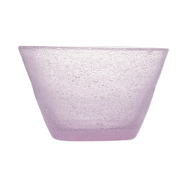 Saladier MAUVE en verre - MEMENTO