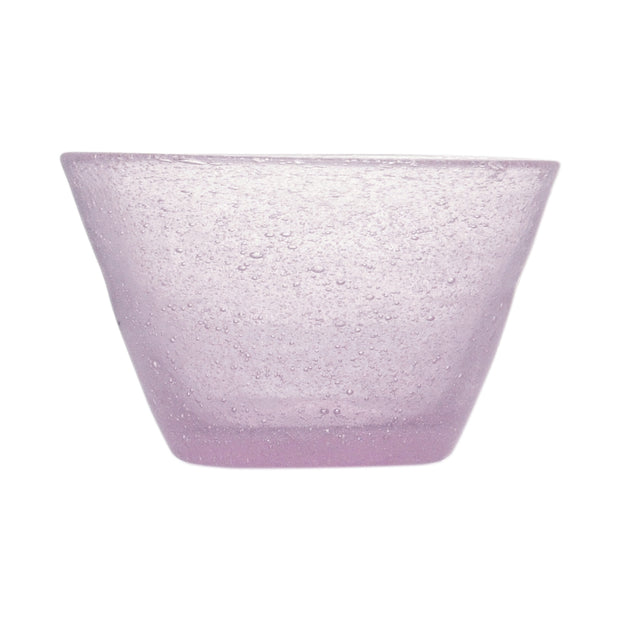 Saladier MAUVE en verre - MEMENTO
