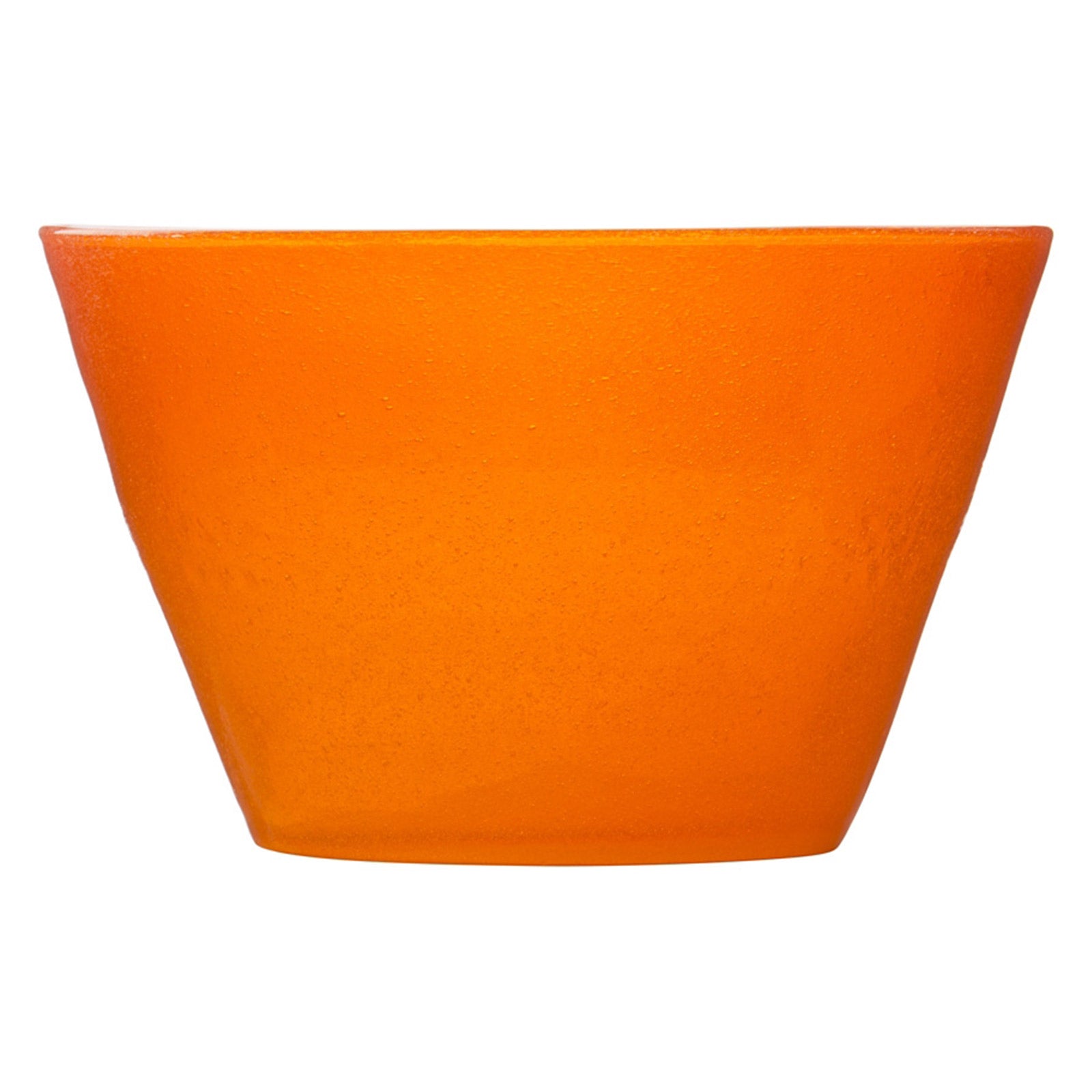 Saladier ORANGE en verre - MEMENTO