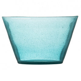 Saladier TURQUOISE en verre - MEMENTO