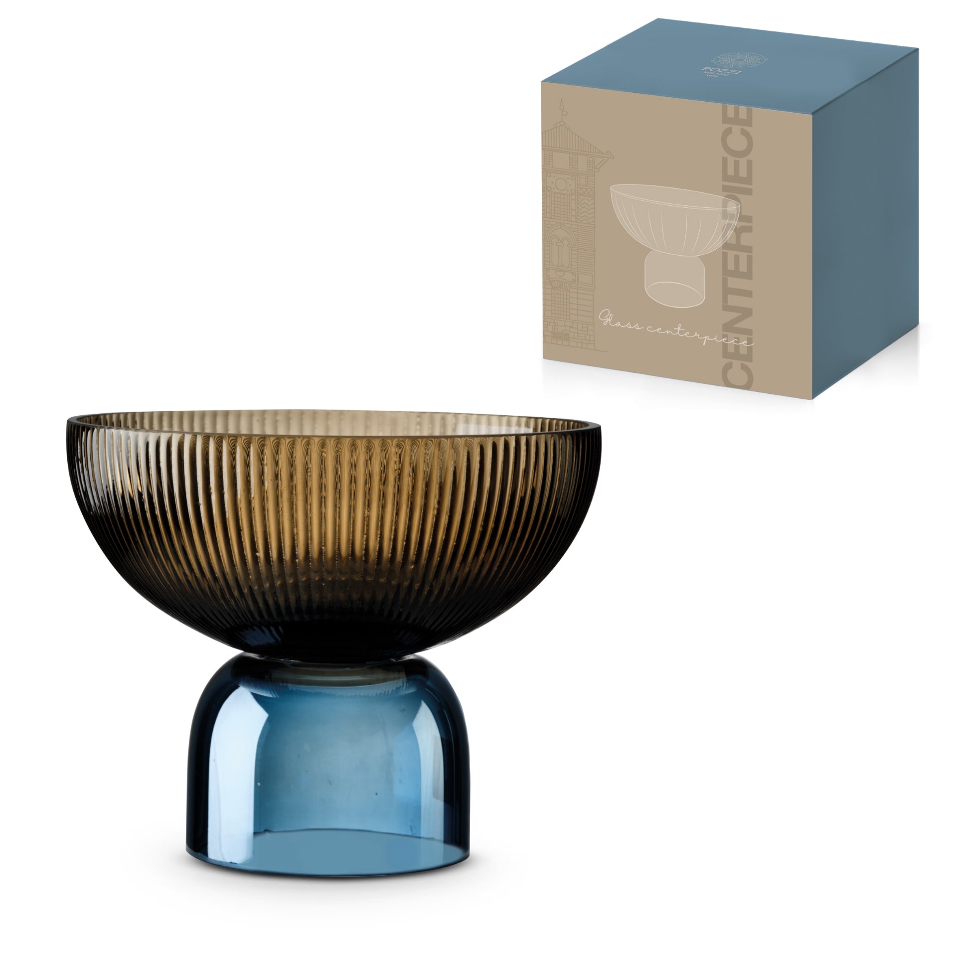Coupe en verre coloré