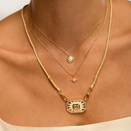 COLLIER -IVORY FLOWER