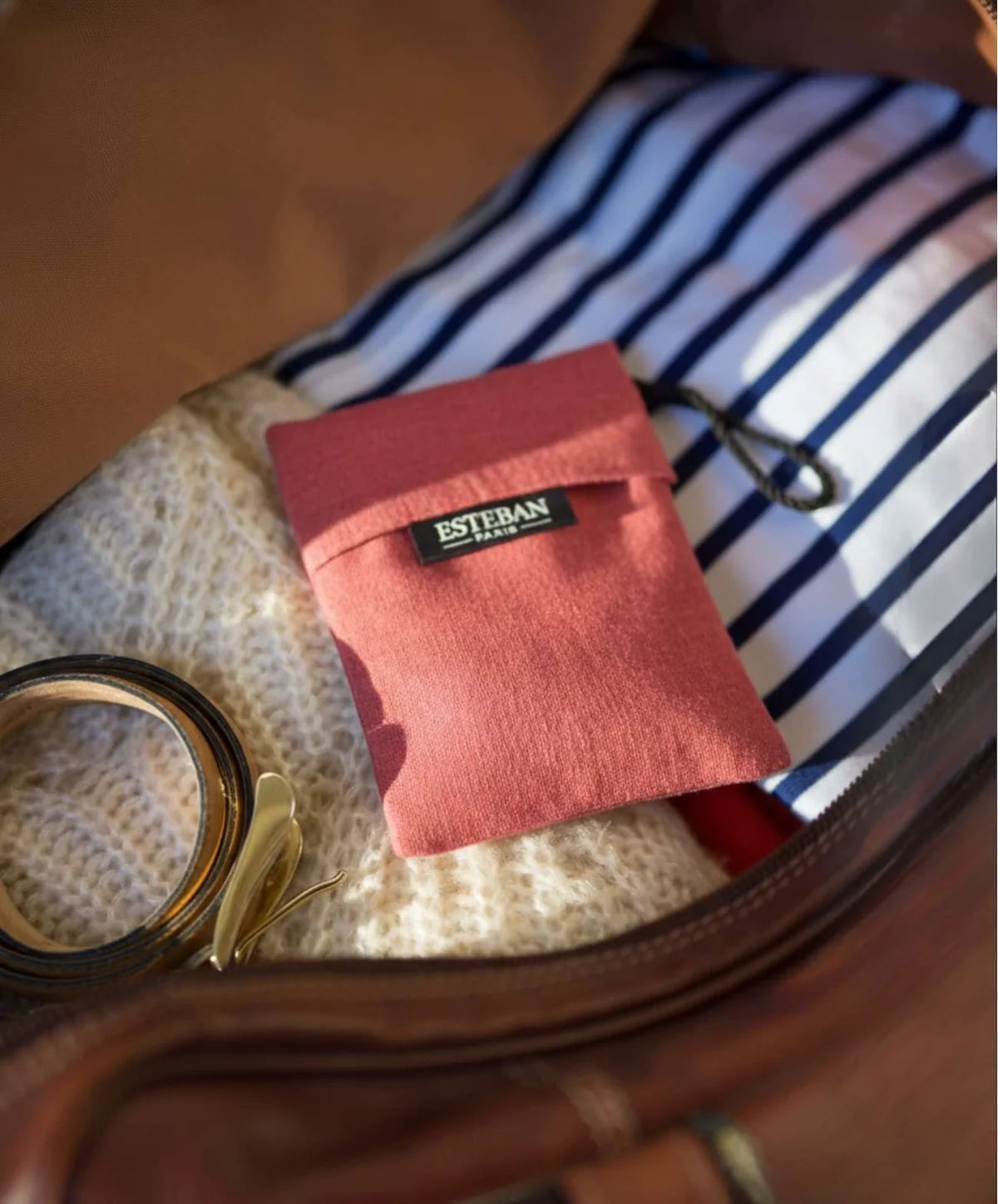 Pochette à parfum - Iris Cachemire - coloris Terracotta