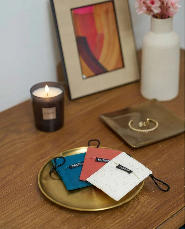 Pochette à parfum - Pur Lin - coloris Ecru