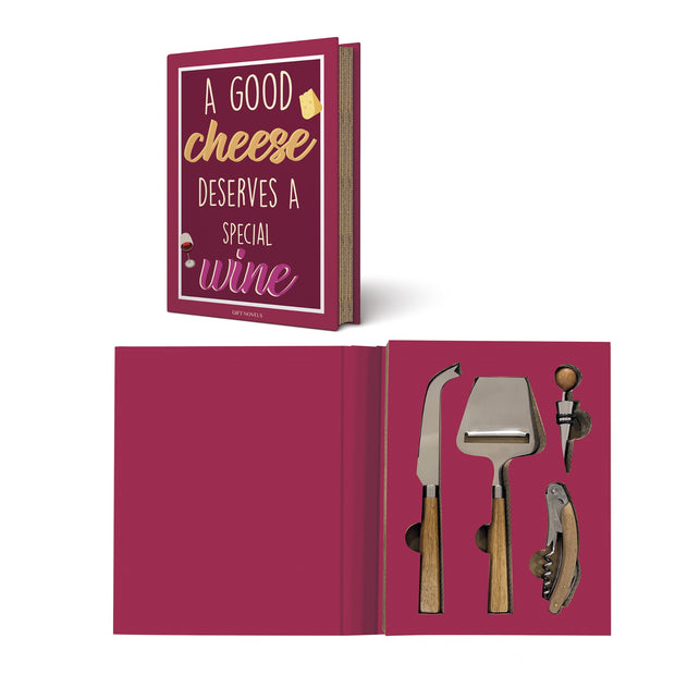 COFFRET A VIN & A FROMAGE - GIFT NOVELS