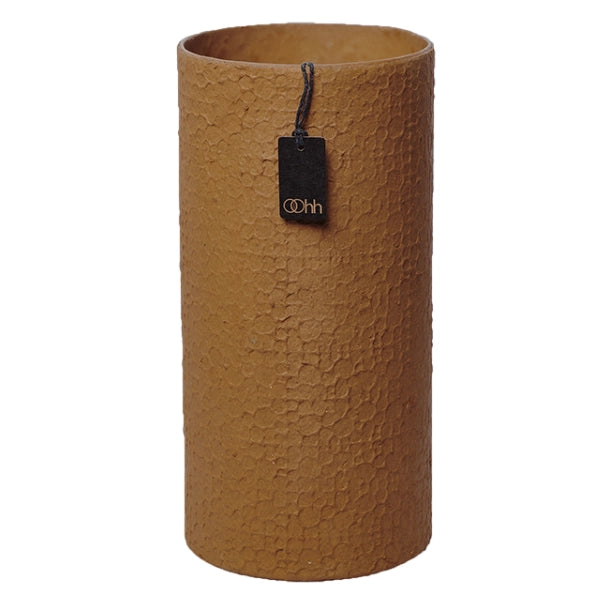 Vase Sahara Zéro Déchet, Ocra 23cm