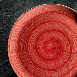 Assiette creuse Rouge MEMENTO, SERAFINO