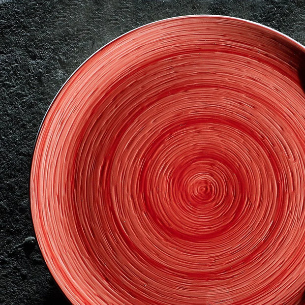 Assiette creuse Rouge MEMENTO, SERAFINO