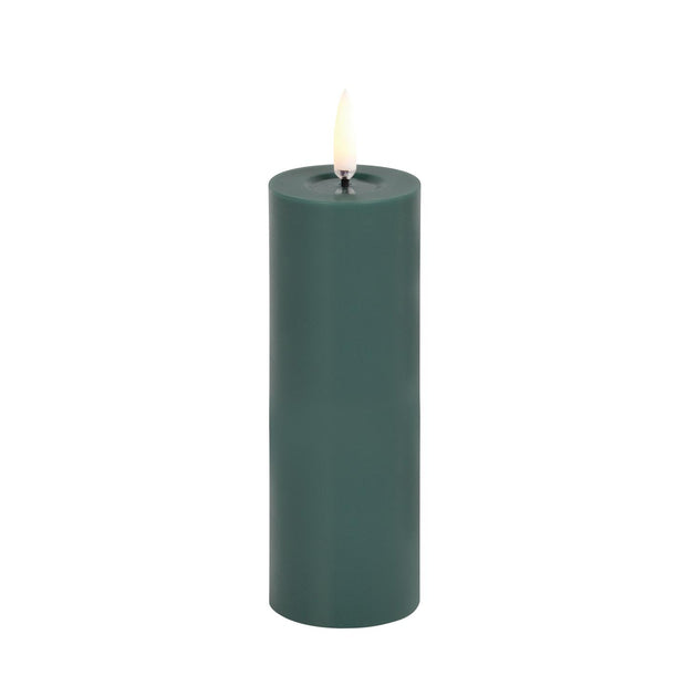 Bougie Pilier Pine Green, 5 X 14,5cm