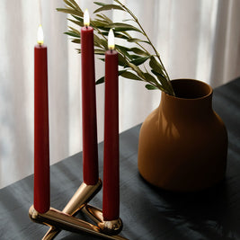 Bougeoir Bonfire rose gold