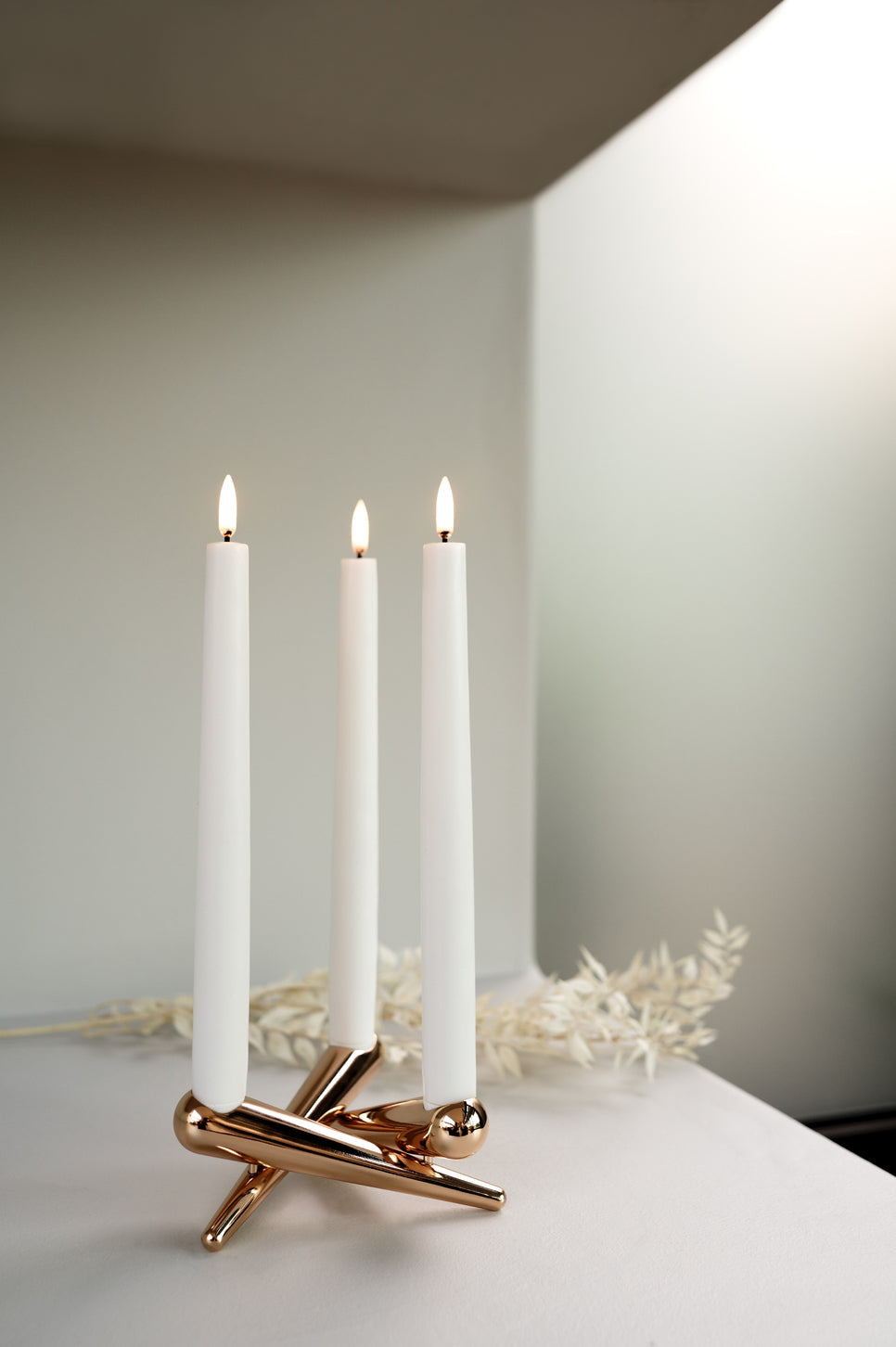 Bougeoir Bonfire rose gold