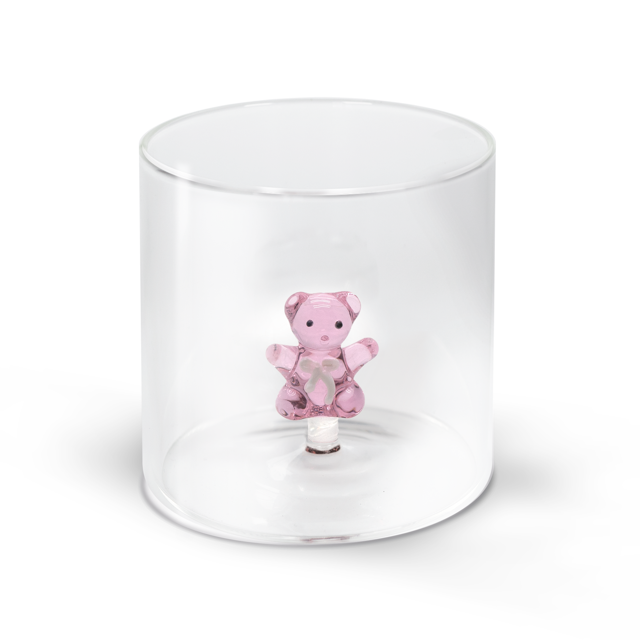 Gobelet figurine OURSON ROSE
