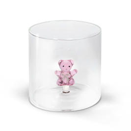 Gobelet figurine OURSON ROSE