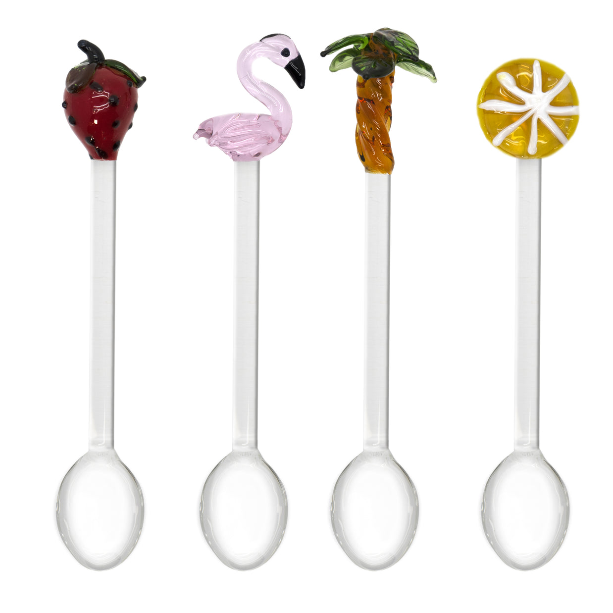 Set de 4 cuillères à café avec décoration