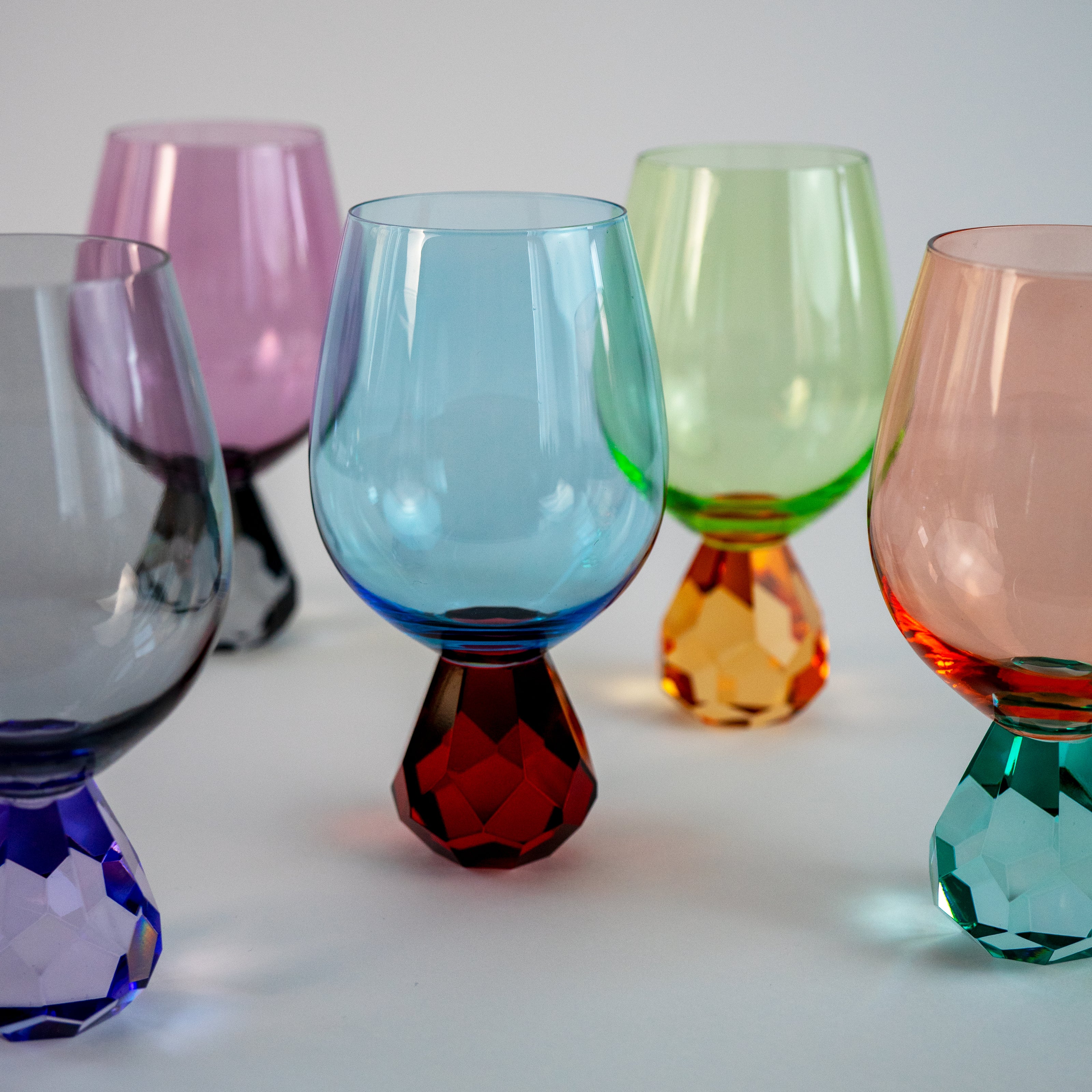 Verre à cocktail Diamant - Rouge