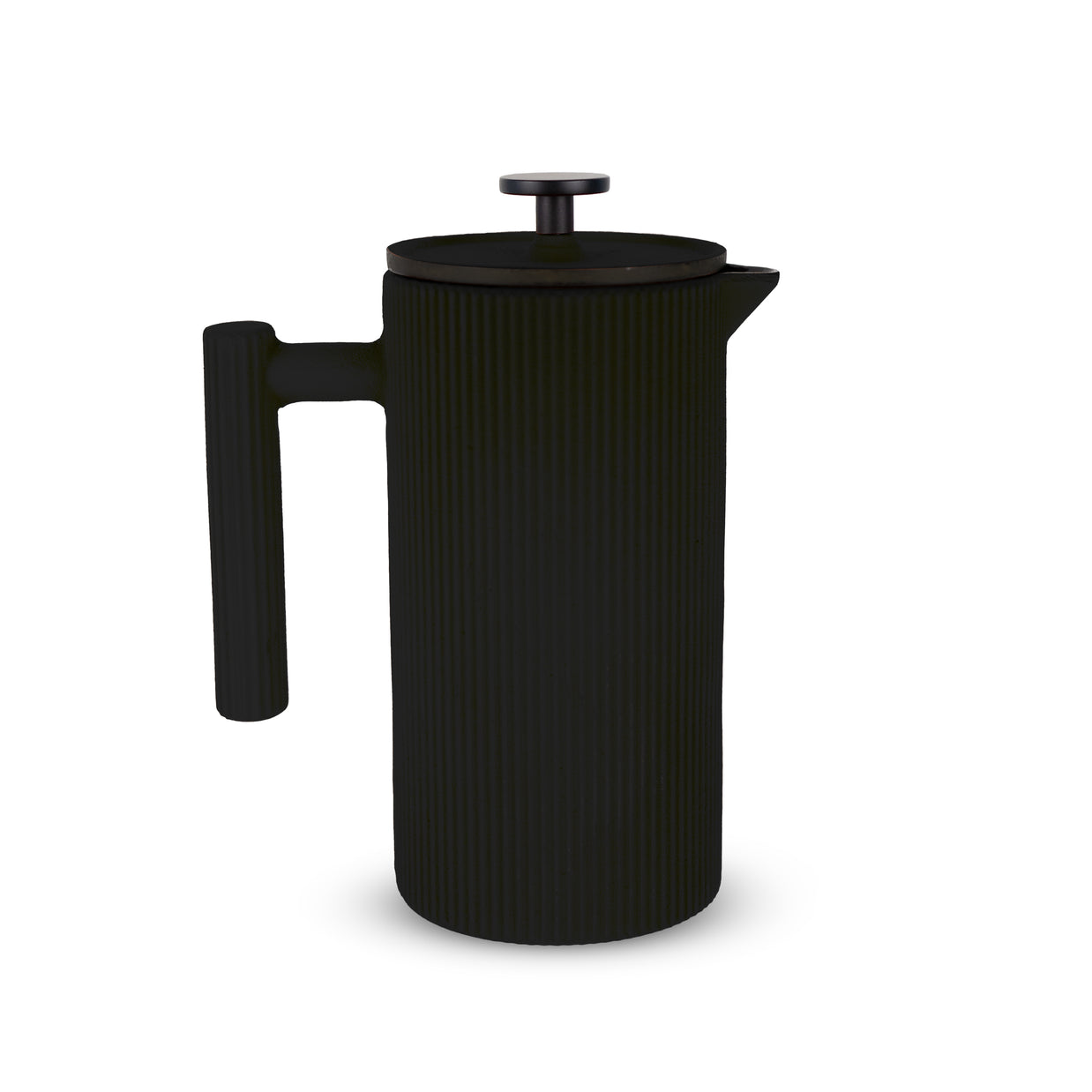 Cafetière à piston en fonte noire