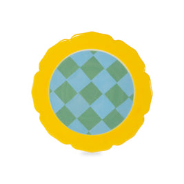 Dessous de plat en grès Ø 18 cm. JAUNE