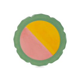 Dessous de plat en grès Ø 18 cm. VERT