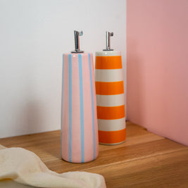 Huilier/Vinaigrier en grès. 490ml - ORANGE