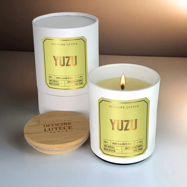 Bougie parfumée Yuzu- Officine Lutèce