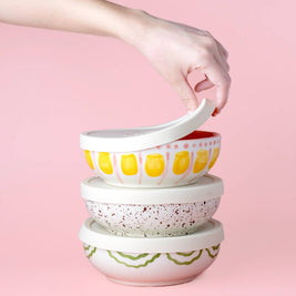 Couvercles en silicone réutilisables sans BPA / 2 tailles: Rose / Moyen