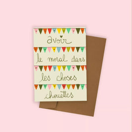 Carte postale Les choses chouettes: Lot de 10 cartes avec enveloppes