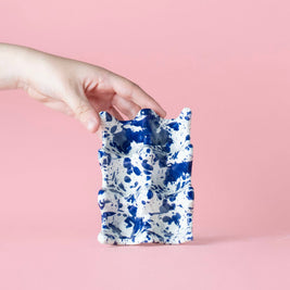 Porte-œufs en céramique pour 6 œufs - Bleu persan