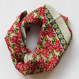 Carre Coton Bio Heidi rouge