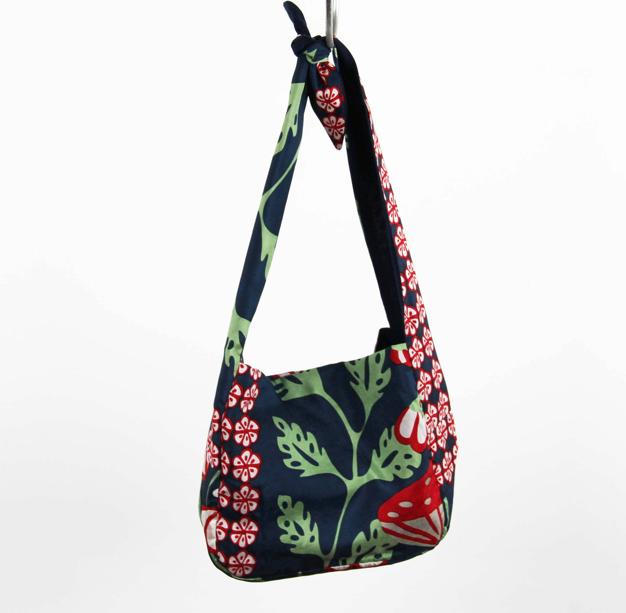 Sac Bobby en Soie Alice Marine