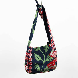 Sac Bobby en Soie Alice Marine