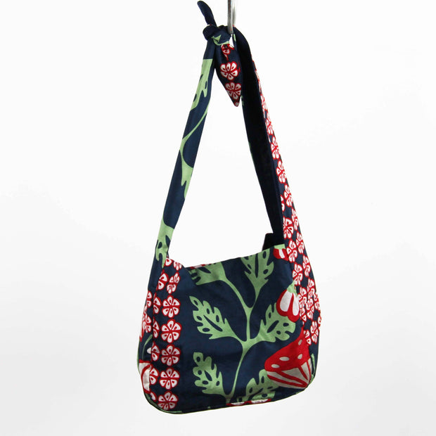 Sac Bobby en Soie Alice Marine