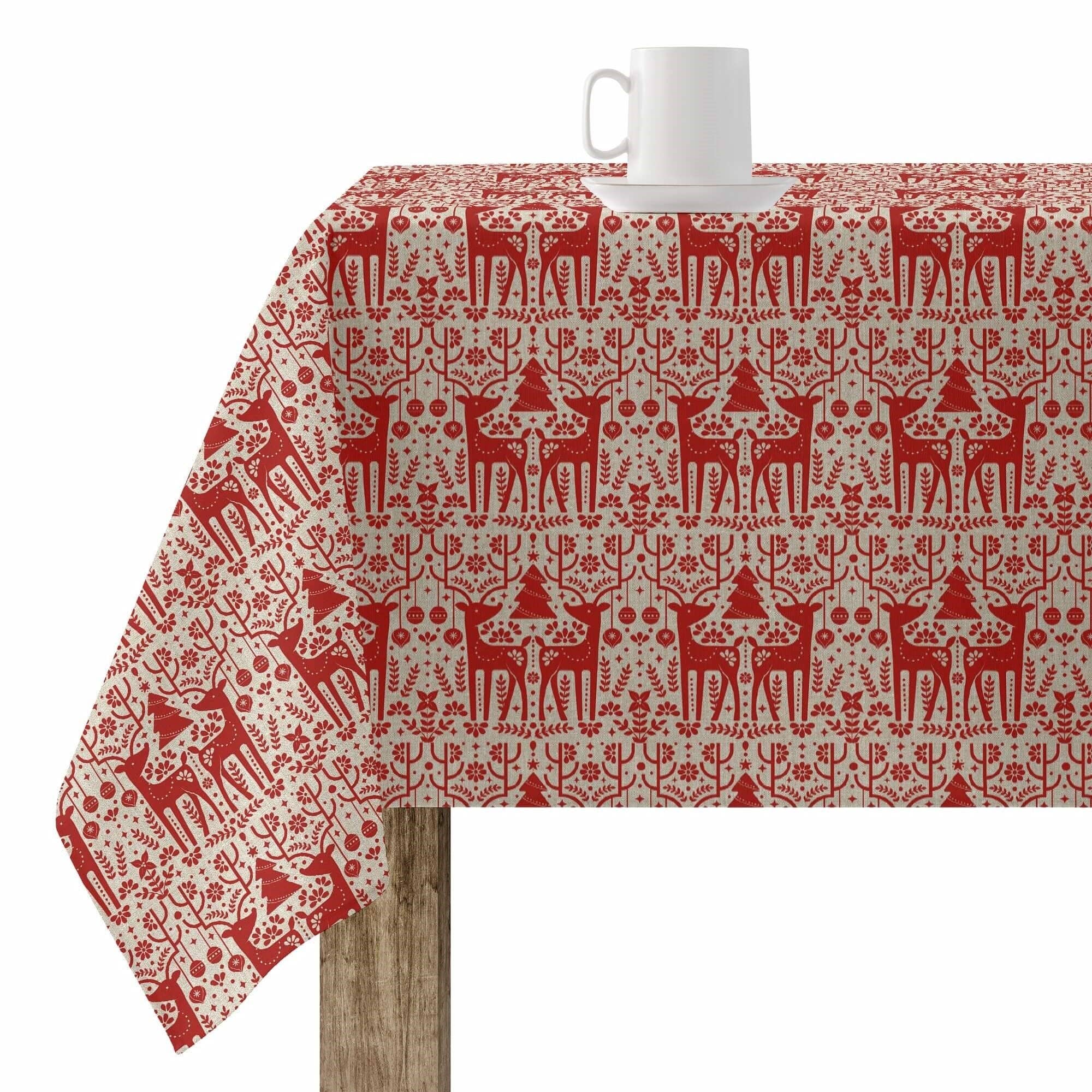 Nappe en résine résistante aux taches Merry Christmas 21: 250 x 140 cm