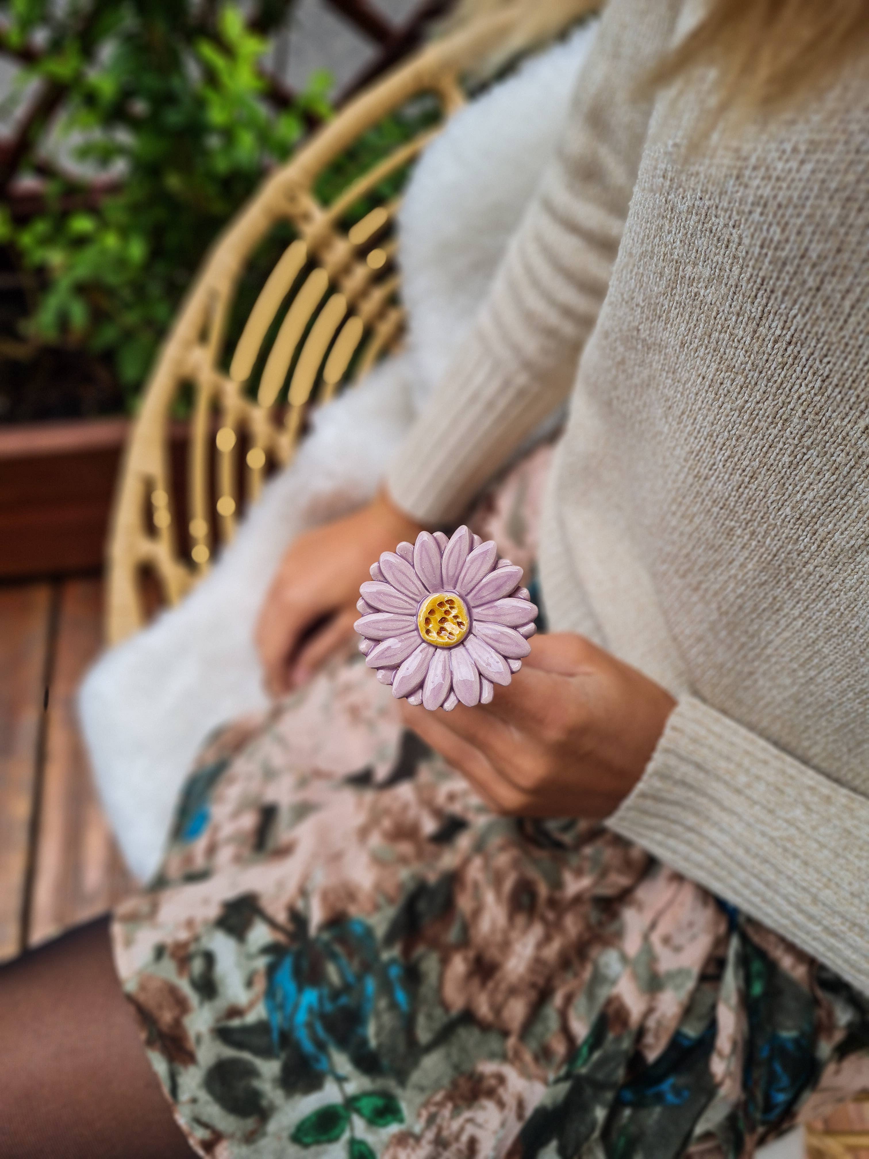 Gerbera Ø env. 5 cm | Tige de 39 cm: Blanc